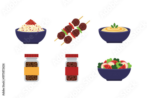 Assorted Food Items Collection
