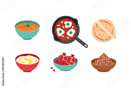 Assortment Of Delicious Food Items