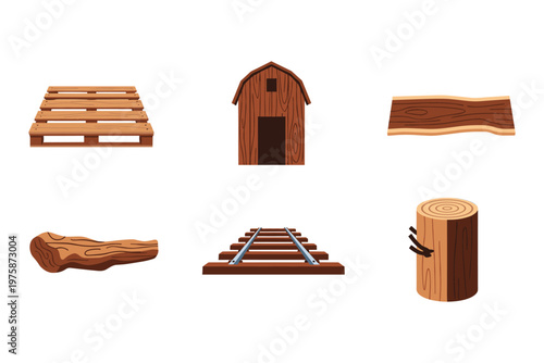 Wooden Elements Collection