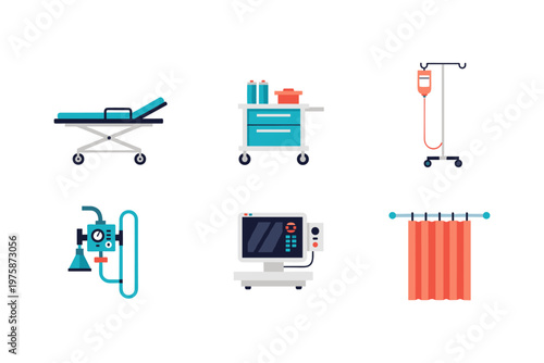 Medical Equipment Icons Set