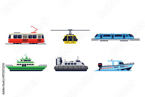 Various Transportation Vehicles