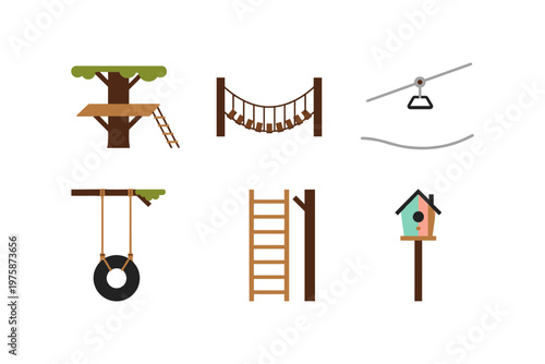 Outdoor Playground Elements Collection