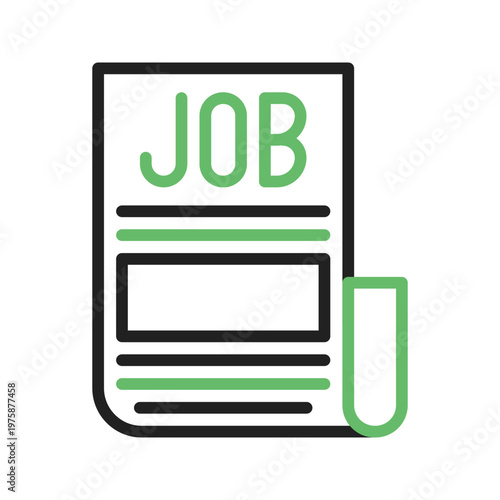 Newspaper Job Ad Icon