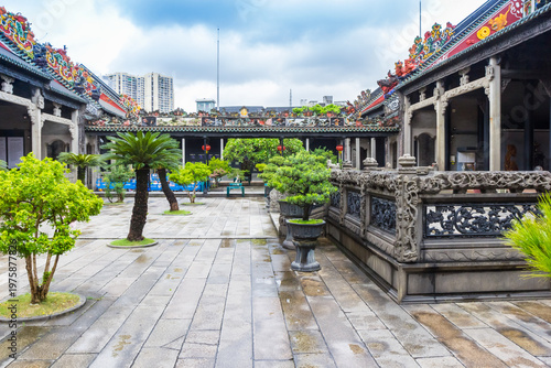Wallpaper Mural Courtyard of the Chen Clan Ancestral Hall in Guangzhou, China Torontodigital.ca