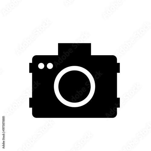 Digital Camera Vector Illustration 24 – Modern DSLR Photography Icon