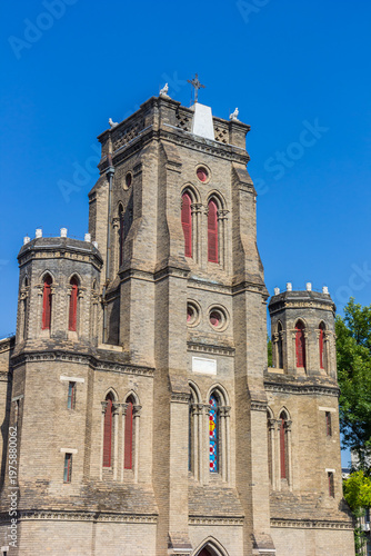 Wallpaper Mural Facade of the Our Lady of Victory Church in Tianjin, China Torontodigital.ca