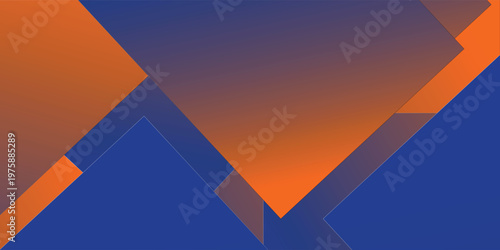 The combination of royal blue and bright orange with codes #0A2F8C and #FF6A00 creates a strong and energetic gradient.