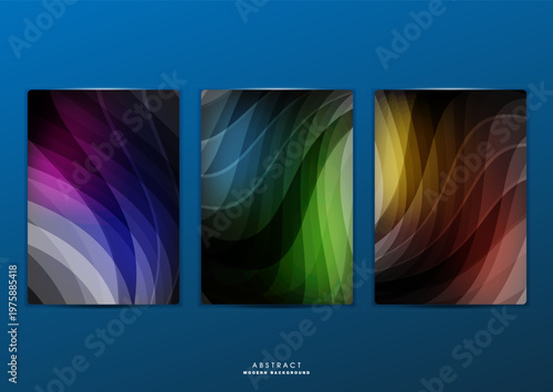 Flat vector. Minimal geometric background. Dynamic shapes composition. Eps10 vector.