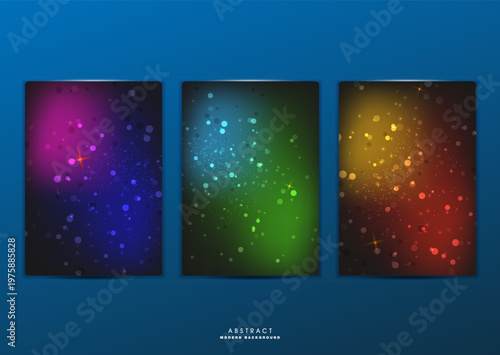 Flat vector. Minimal geometric background. Dynamic shapes composition. Eps10 vector.