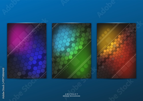 Flat vector. Minimal geometric background. Dynamic shapes composition. Eps10 vector.