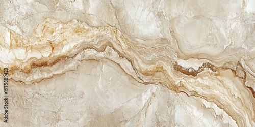 High Quality Marble Background for Wall and Floor. Beige Marble Background with Horizontal Vein Flow