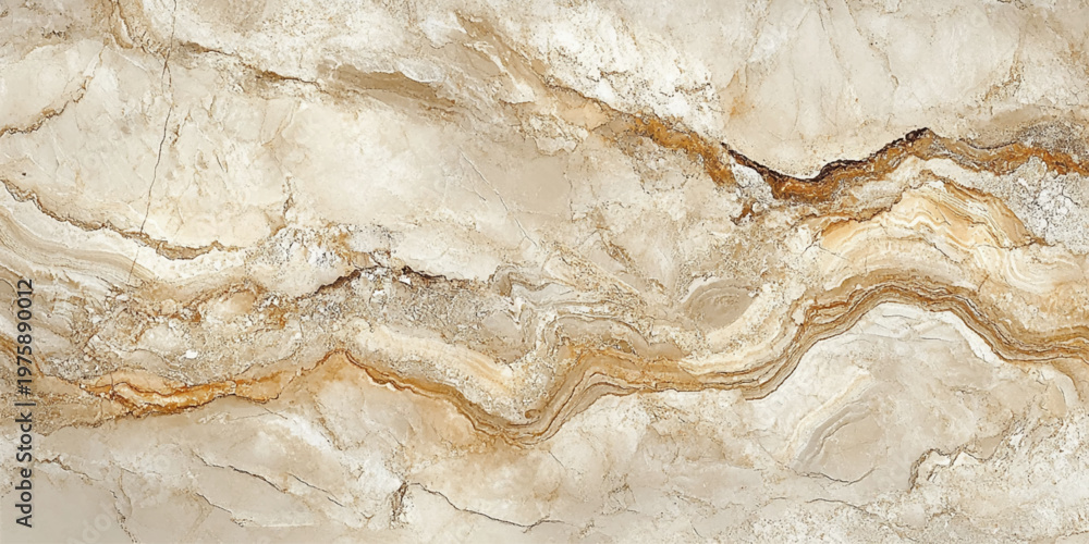 Naklejka premium Minimalist Marble Background with Subtle Flow Lines.