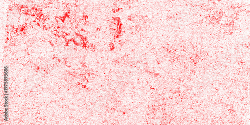 Billede på lærred Red and white textured background with a grungy effect and distressed look isola