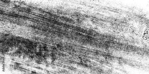 Black and white grunge texture with diagonal scratches and marks isolated on transparent background