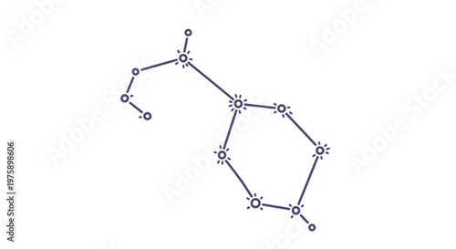Orion constellation graphic on white background