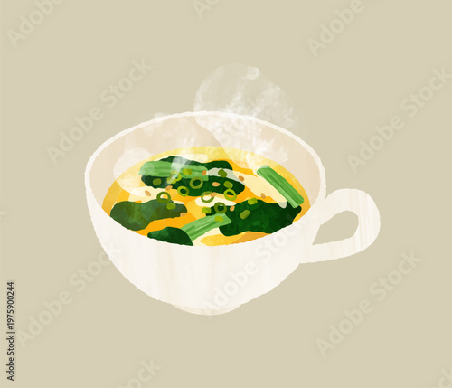 ほうれん草と卵のスープ