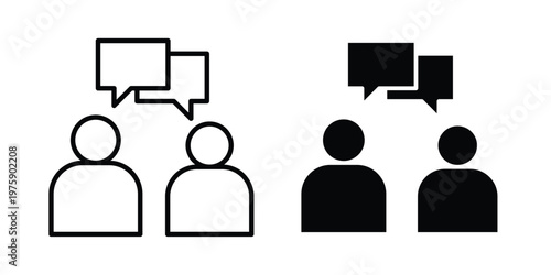 Communication icon. glyph solid icons collection. Line icons