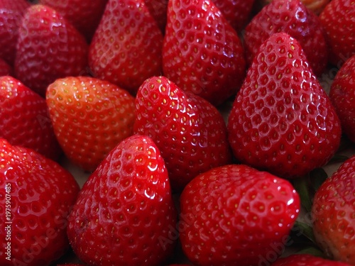 strawberries close up