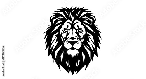 Majestic Lion Head Roaring with Power and Strength.