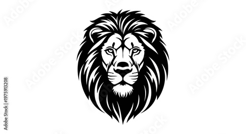 Majestic Lion Head Roaring with Power and Strength.