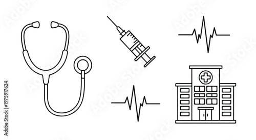 Tropical beach vibes vector illustration, summer vacation elements with palm trees and ocean, seaside holiday icons set on wood background