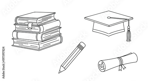 Tropical beach vibes vector illustration, summer vacation elements with palm trees and ocean, seaside holiday icons set on wood background