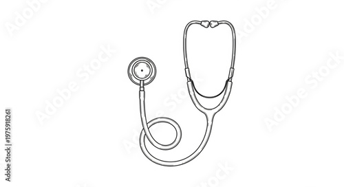 Stethoscope medical tool doctor healthcare.