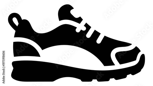 Kids running shoes icon