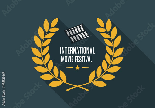 International Movie Festival Laurel Wreath Award with Film Strip.