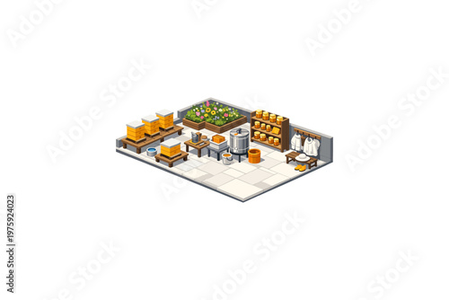 Beekeeping Apiary and Honey Production