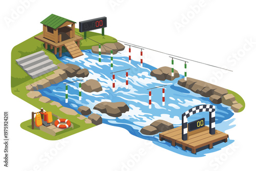 Whitewater Rafting Course Design