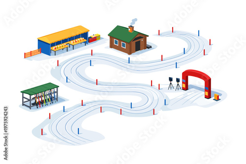 Winter Sports Race Course