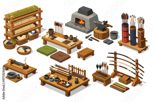 Traditional Archery Workshop Elements