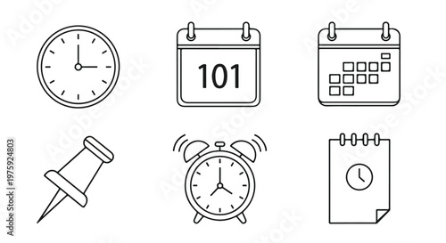 Fitness and workout icon set, minimalist gym equipment and health symbols, black line art vector icons for sports and wellness apps