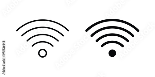 Signals icon. glyph solid icons collection. Line icons