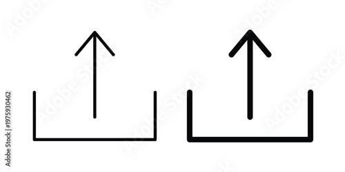 Upload icon. glyph solid icons collection. Line icons