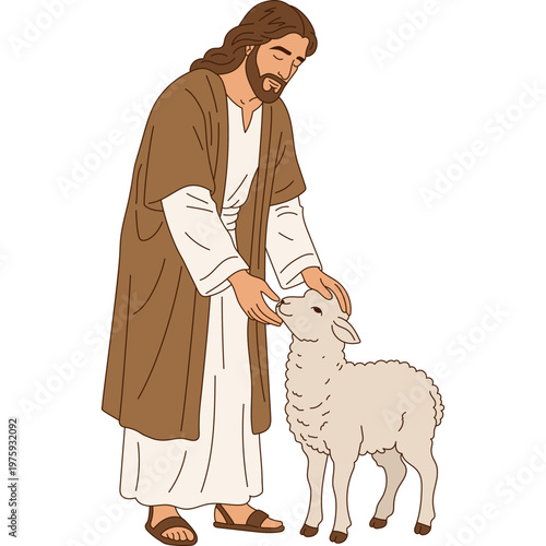 Jesus Christ the good shepherd