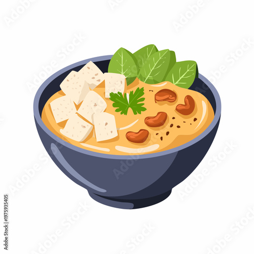 Fufu & Erdnusssauce Bowl