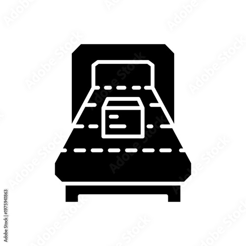 Conveyor Belt Logistics Factory Icon