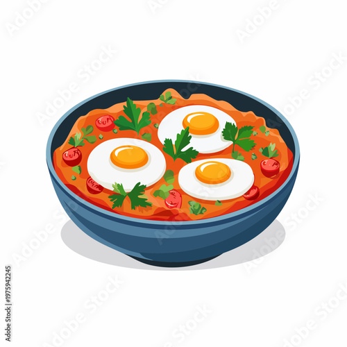 Nordafrikanische Shakshuka Bowl