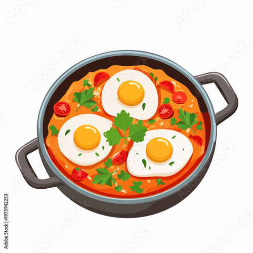 Nordafrikanische Shakshuka Bowl