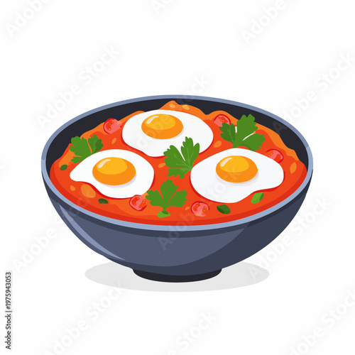 Nordafrikanische Shakshuka Bowl