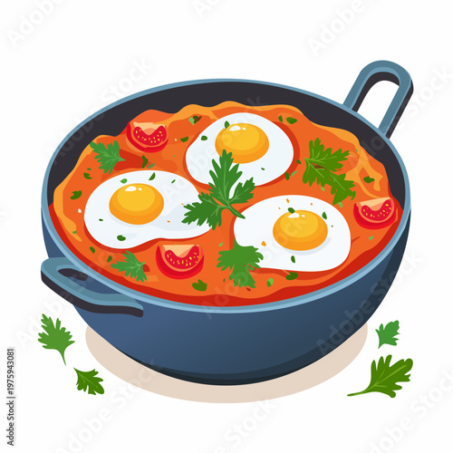 Nordafrikanische Shakshuka Bowl