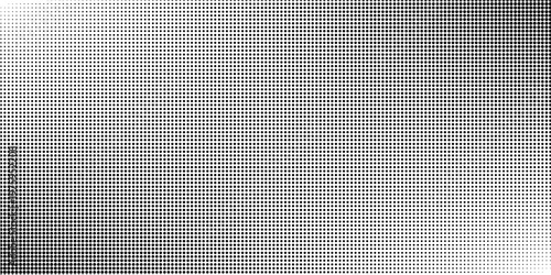 Half tone gradient. Dotted gradient, fine dot spraying and halftone dotted background seamless horizontal geometric pattern vector template set. vector illustration