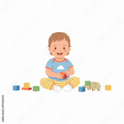 infant and toddler vector