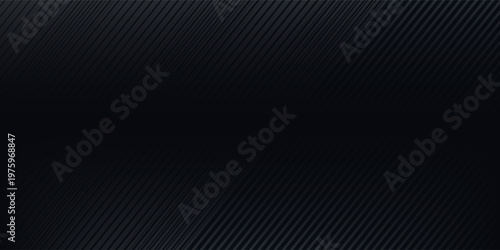 Sleek black background with vertical stripes. The black background has a subtle textured pattern, enhancing its modern, elegant black style. Digital background vector. Black background.
