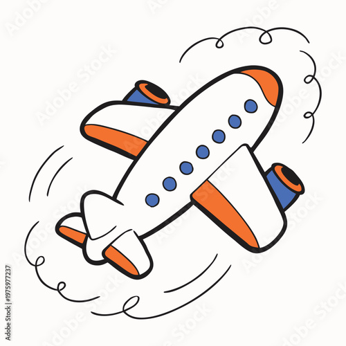 Blue and orange octopus character with polka dots holding a book and pencil