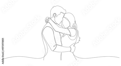 Couple Embrace Love Relationship Togetherness.