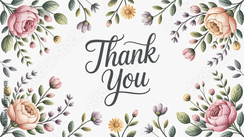 Corporate Thank You Card Template for Clients