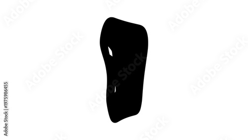 Vector Football Shin Guard Silhouette.svg